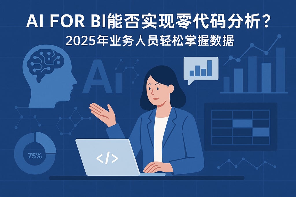 AI For BI能否实现零代码分析？2025年业务人员轻松掌握数据